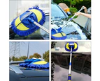 Vehicle Cleaning Car Wash Mop Mitt Brush Kit Tool - 2 in 1