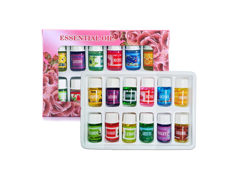 12 Scent X 3ML Pure Aromatherapy Essential Oil Gift Kit