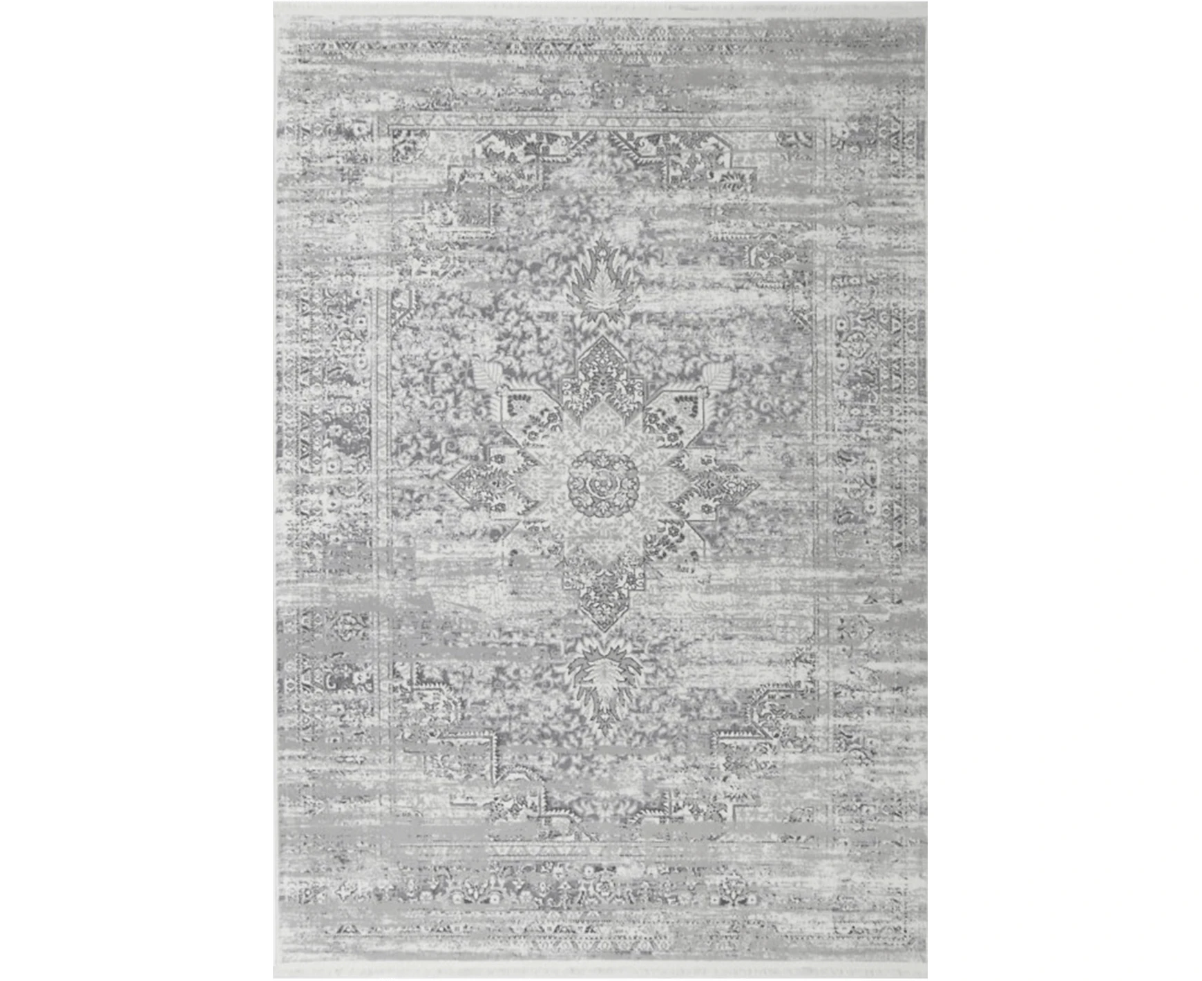 Bailey Grey Medallion Vintage Rug