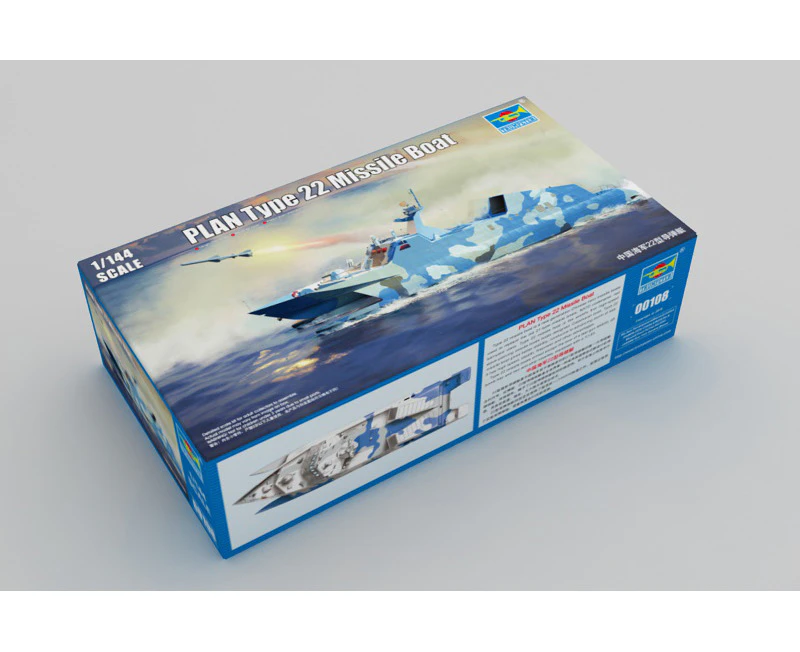 Trumpeter 1/144 PLA Navy Type 22 Missile Boat 00108 Plastic Model Kit