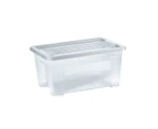 Italplast Storage Box with Lid Container Organiser Stackable - 5 Litre