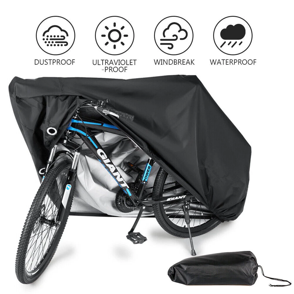 Outdoor Waterproof Bike Cover Heavy UV Rain Garage Storage Protection Bicycle XL