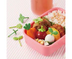 8Pcs/Box Fruit Toothpick Practical Attractive ABS Clover Shape Smooth Cake Salad Picks for Kids