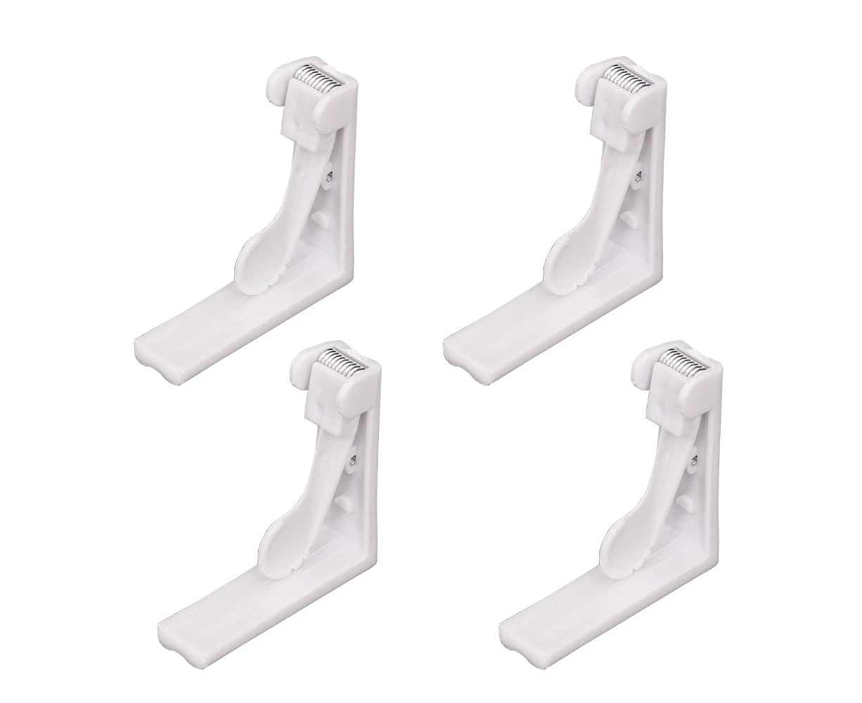 4Pcs Tablecloth Clips Desk Table Cloth Cover Clamps Holder Party Wedding White