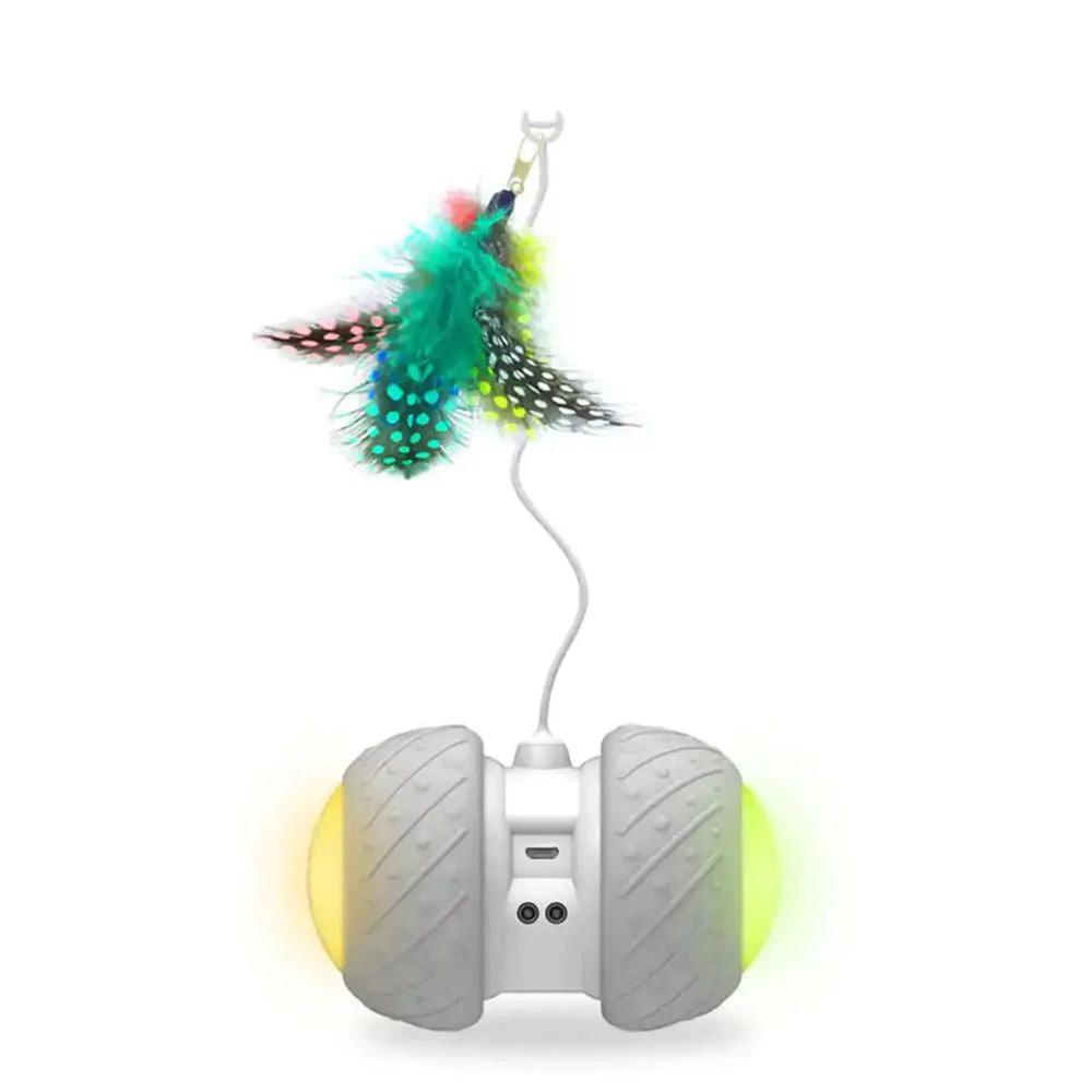 Bentopal Smart Wheel Feather Self Rolling Cat Toy