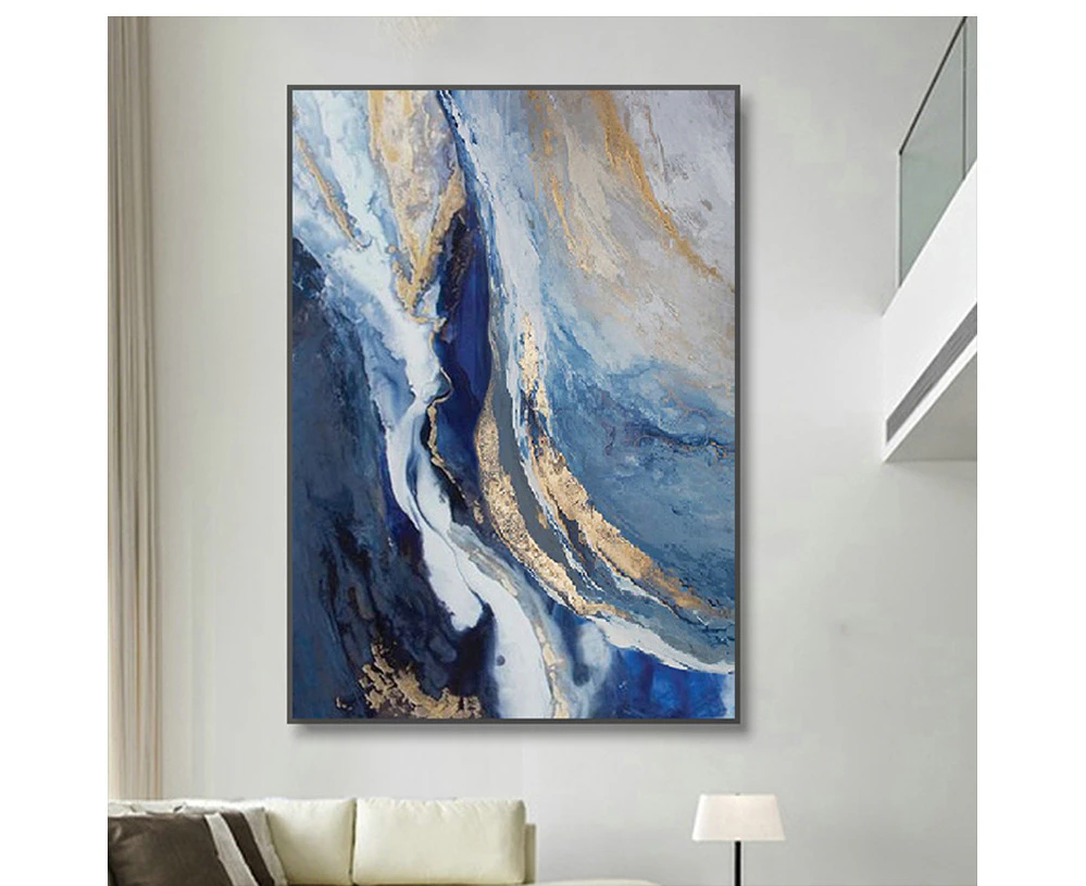 Abstract oil painting-CLOUD SEA-framed-100% hand-painted canvas art-large size oil painting(AB-29)-80x120cm