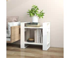 vidaXL Book Cabinet/Room Divider White 60x35x57 cm Solid Wood Pine