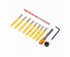Wall Screws and Anchors Magnetic Cross Head Screwdriver Bit Plastic Drywall Anchor and Screw Kit Wall Hanging Kit for Plasterboard Drywall Screw Installati