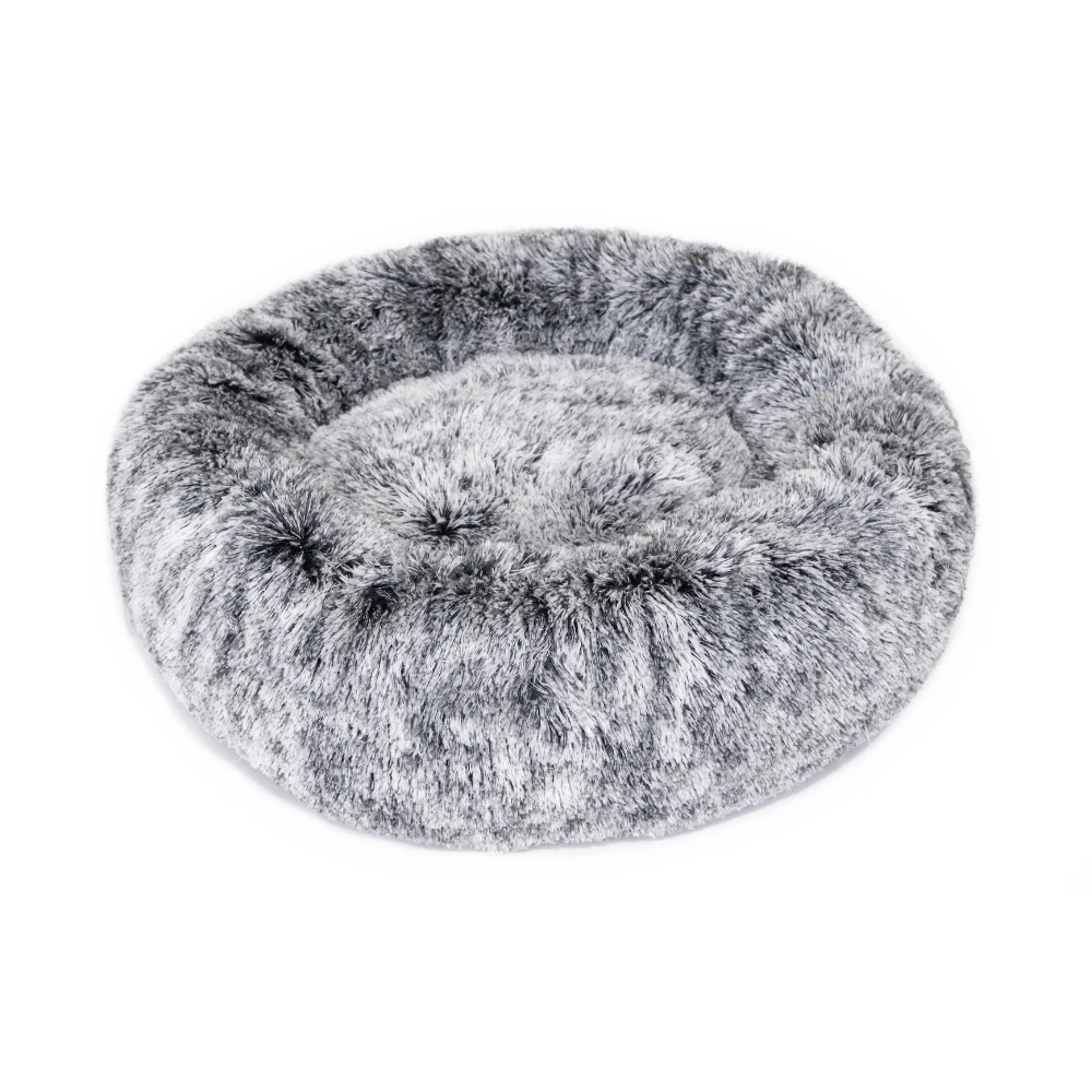 Superior Pet Plus Curl Up Cloud Calming Pet/Dog/Cat Bed Dove Grey Jumbo 110cm