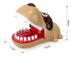 Oz Toyshop Finger Bite Yellow Puppy Mouth Dentist Joke Toy for Party Kids Funny Game
