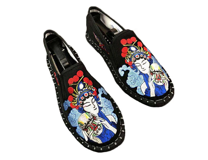 Amoretu Old Beijing Embroidered Shoes Kung Fu Tai Chi Sports Canves Shoes-11