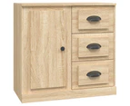 vidaXL Sideboard Sonoma Oak 70x35.5x67.5 cm Engineered Wood