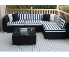 Gartemobe Outdoor Wicker Lounge Setting,European Styled,Modular,choice fabrics