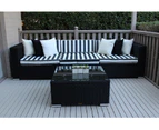 Gartemobe Outdoor Wicker Lounge Setting,European Styled,Modular,choice fabrics