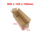 (10x Pcs) 800 x 150 x 150mm Long Tube Cardboard Box Mailing Packing Carton