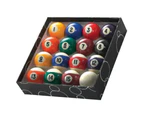 Formula Sports Standard Numbered 1-15 Pool Balls 1 7/8" 2" Boxed Multicoloured