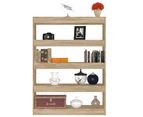 vidaXL Book Cabinet/Room Divider Sonoma Oak 100x30x135 cm