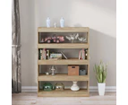 vidaXL Book Cabinet/Room Divider Sonoma Oak 100x30x135 cm