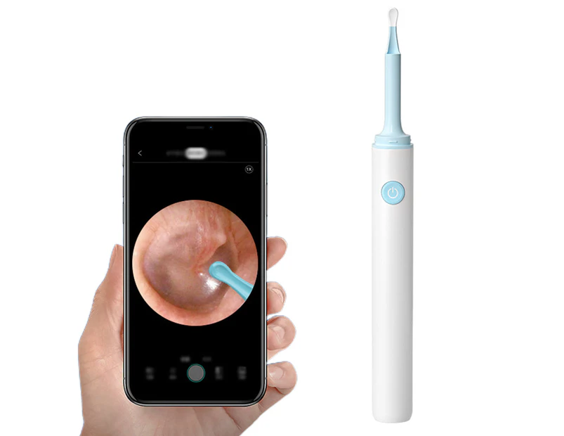Wireless Otoscope Ear Wax Remover WiFi Earwax Removal Tool with 4mm Visual Camera