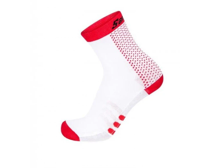 Santini Unisex Two Socks - Red