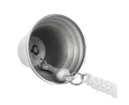 Wall Mounted Traditional Door Ship Bell Silver | M&W