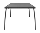 Garden Table Anthracite 200x100x72 cm Steel Mesh