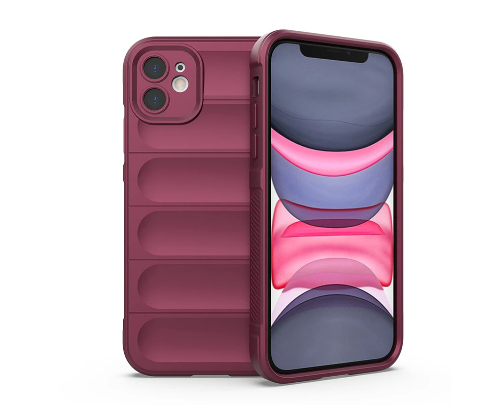 HK Anti-Drop Shock Absorption Case for iPhone 11 Pro Max 6.5 inch-Purple