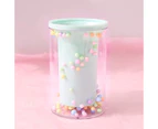 Lovely Foam Ball Decor Pen Holder Beautiful Bright-colored Acrylic Brush Pot for Daily Use