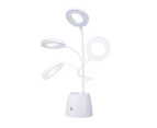 LED Desk Lamp with Pen Holder and Phone Stand-Warm White Light
