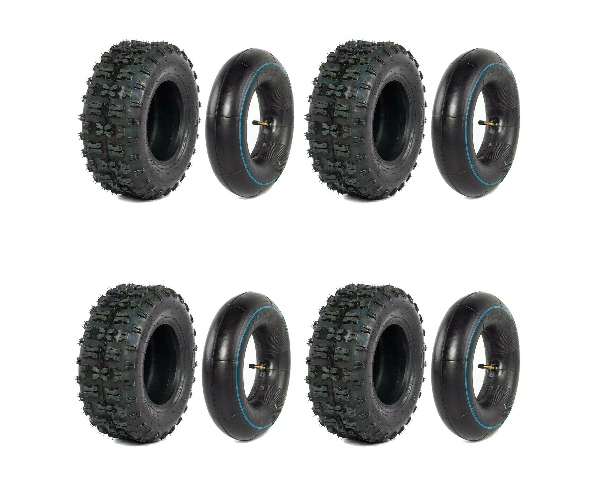 4pcs 13x5.00-6" Inch Tyre & Tube For ATV Quad Buddy Mower Go Kart