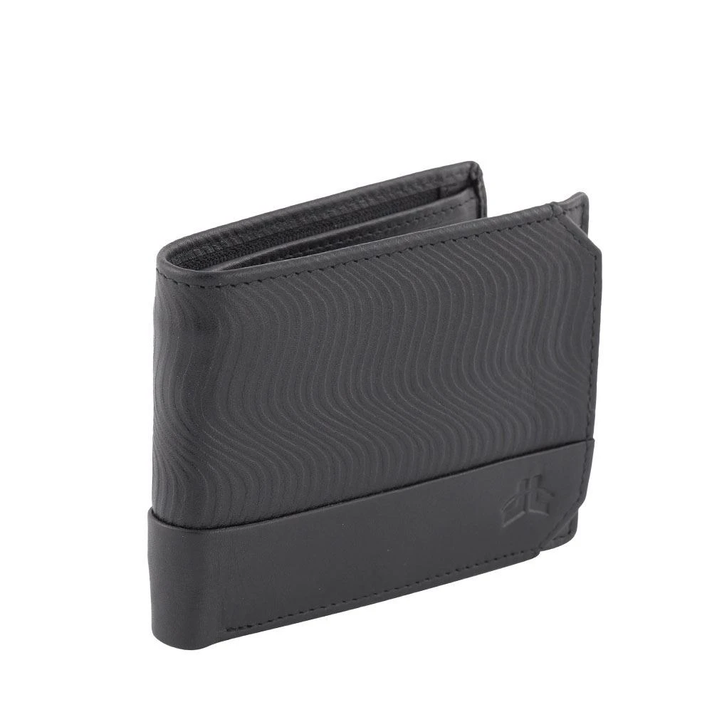 HUGO Wax Bifold Wallet - Black