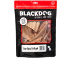 Black Dog Cow Ears Dog Treats 10 Pack 10pk