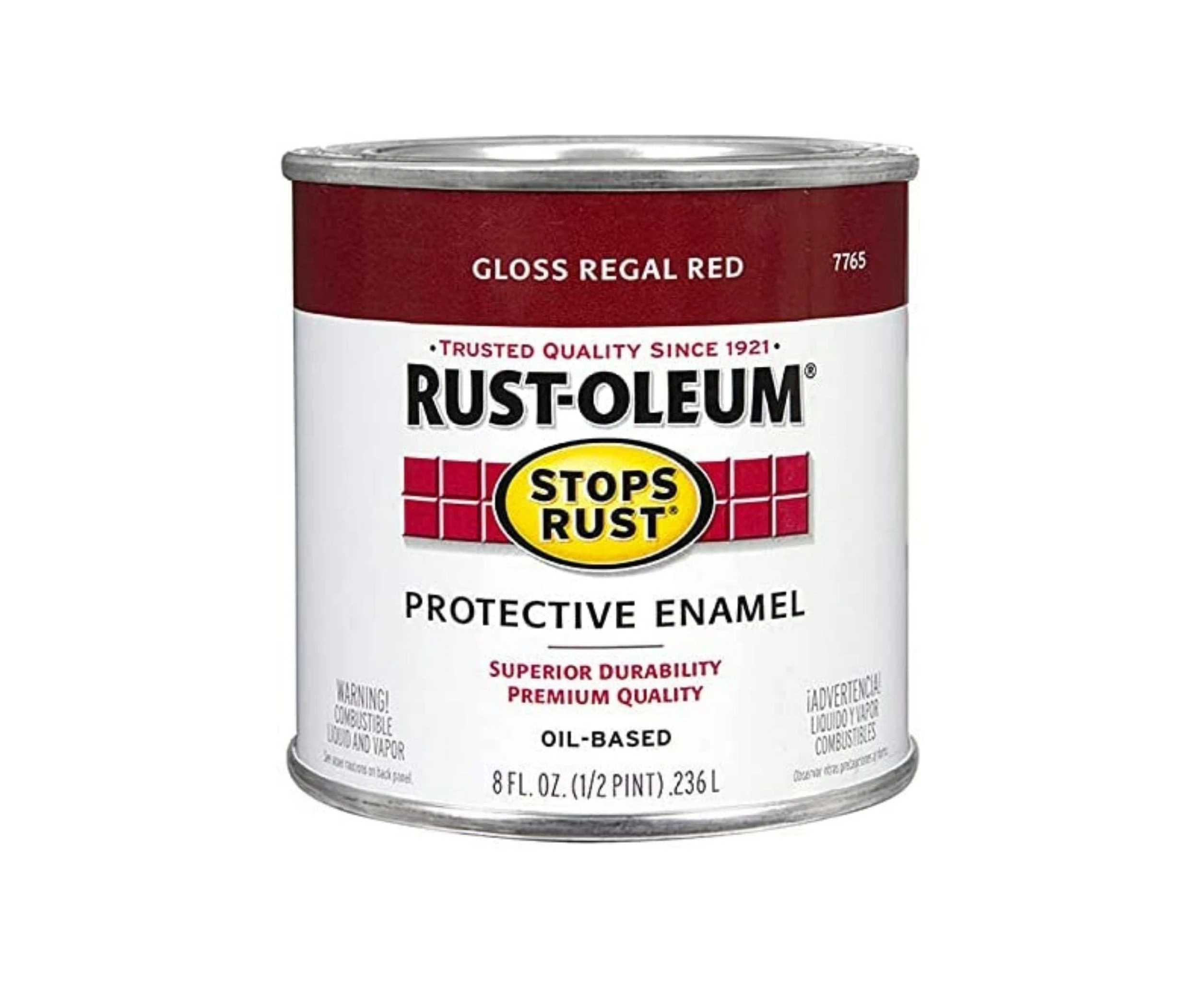 Rust-Oleum 7765730 Protective Enamel Paint 236ml - GLOSS REGAL RED