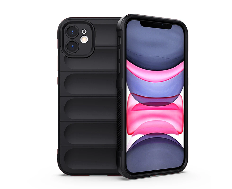 HK Anti-Drop Shock Absorption Case for iPhone 11 6.1 inch-Black