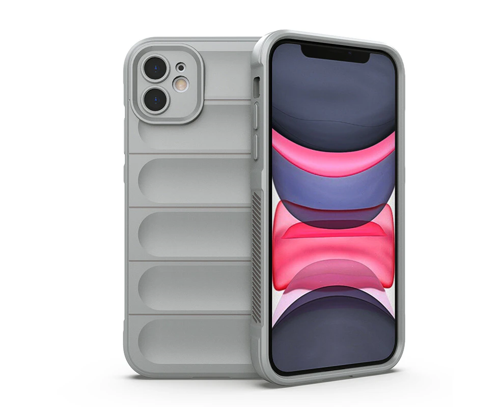 HK Anti-Drop Shock Absorption Case for iPhone 11 6.1 inch-Grey