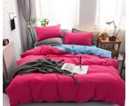 3D Rose Red Sky Blue 12106 Quilt Cover Set Bedding Set Pillowcases Duvet Cover KING SINGLE DOUBLE QUEEN KING