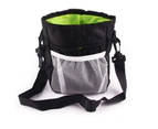 Friter Dog Treat Training Pouch Pet Training Bag Large Capacity Puppy Snack Waist Bags - Black