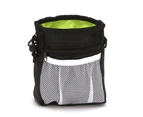 Friter Dog Treat Training Pouch Pet Training Bag Large Capacity Puppy Snack Waist Bags - Black