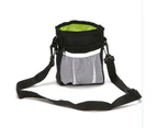 Friter Dog Treat Training Pouch Pet Training Bag Large Capacity Puppy Snack Waist Bags - Black