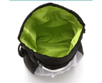 Friter Dog Treat Training Pouch Pet Training Bag Large Capacity Puppy Snack Waist Bags - Black