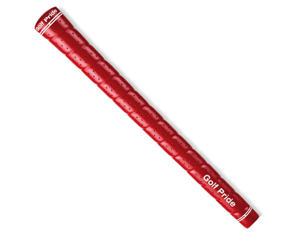 Genuine Golf Pride Tour Wrap 2G Golf Grips - All Colours Std, Mid & Jumbo Size - Red