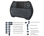 Mini Wireless Keyboard ， 2.4GHz Wireless Mini Keyboard Controller with Compatible with Android TV Box, IPTV, HTPC, Smart TV, PC,etc