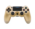 Wireless Game Controller Ps4 Controller Bluetooth Dual Head Head Handle Joystick Mando Game Pad For The Game Console 4 - Gold