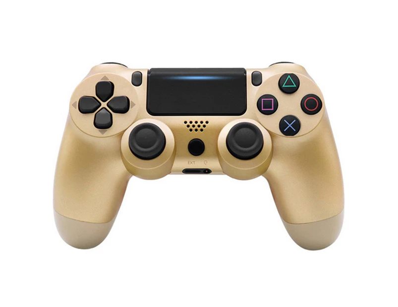 Wireless Game Controller Ps4 Controller Bluetooth Dual Head Head Handle Joystick Mando Game Pad For The Game Console 4 - Gold