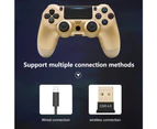 Wireless Game Controller Ps4 Controller Bluetooth Dual Head Head Handle Joystick Mando Game Pad For The Game Console 4 - Gold