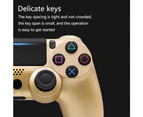 Wireless Game Controller Ps4 Controller Bluetooth Dual Head Head Handle Joystick Mando Game Pad For The Game Console 4 - Gold