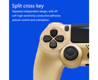 Wireless Game Controller Ps4 Controller Bluetooth Dual Head Head Handle Joystick Mando Game Pad For The Game Console 4 - Gold