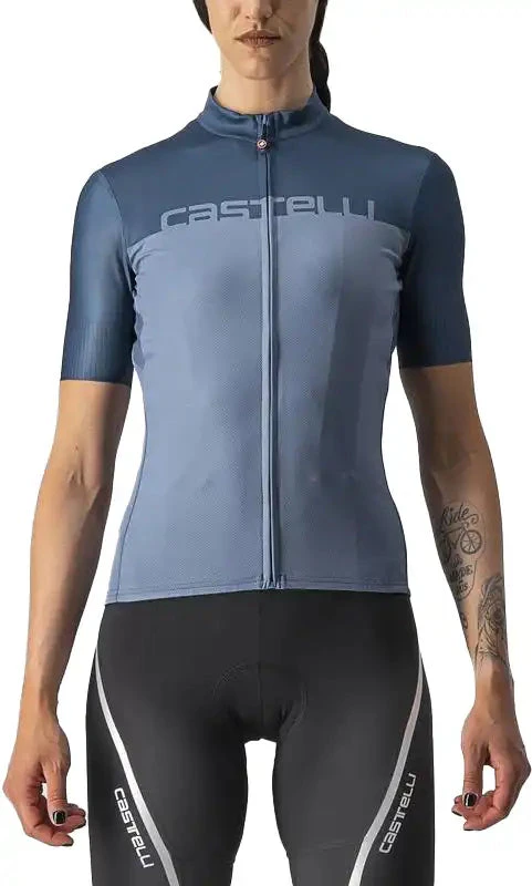 Castelli Velocissima SS Womens Jersey Steel Blue/Ocean 2022