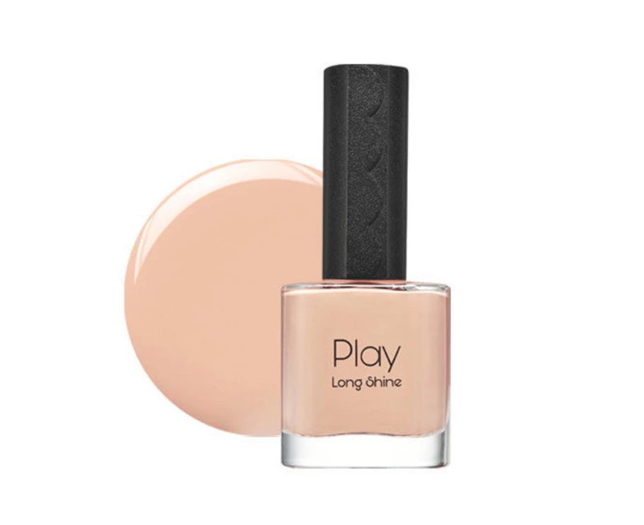 Etude House Play Long Shine Nail Polish #1 Trench Nude #BE101 + Face Sheet Mask