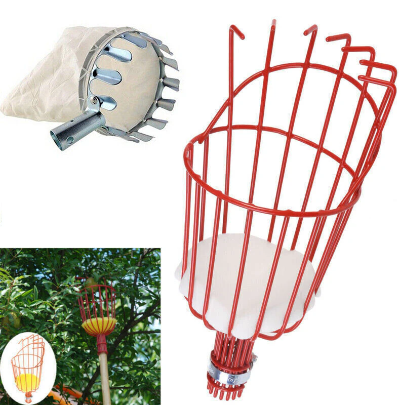 Fruit Picker Basket Extension Pole Tool for Picking Fresh Orange Peach Fruit